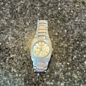 Men’s Kenneth Cole New York Multifunction Barrel Silver Dial Watch #KC3309